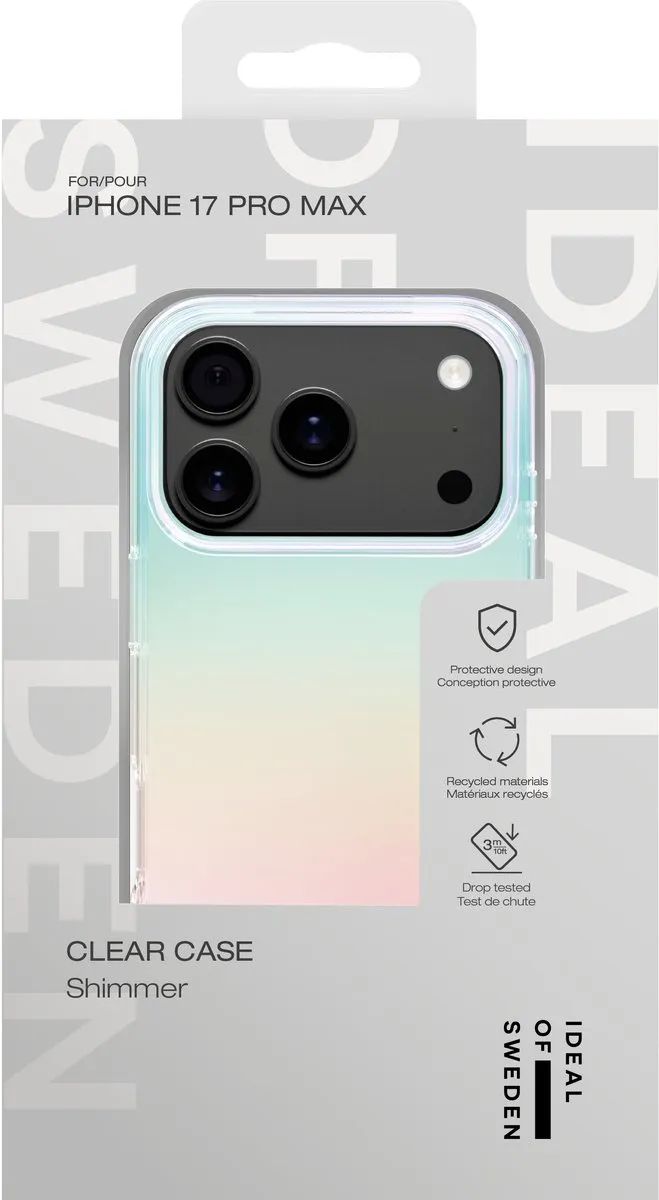 iDeal of Sweden Clear Case iPhone 17 Pro Max - MagSafe Shimmer - IDCLCMS-I2567P-527 - afbeelding 3 van 6