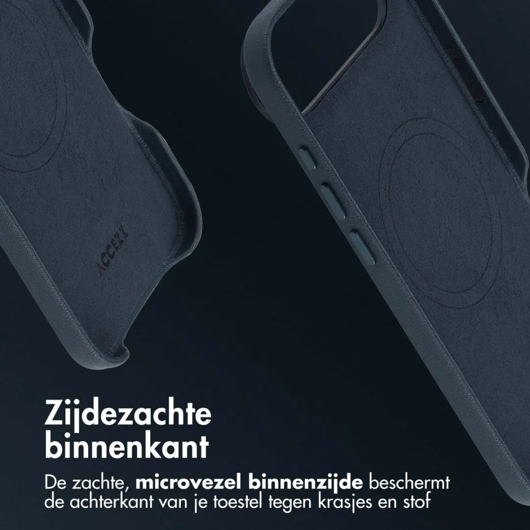 Accezz iPhone 17 Air Hoesje - MagSafe - 2 Pasjes - Nightfall Blue