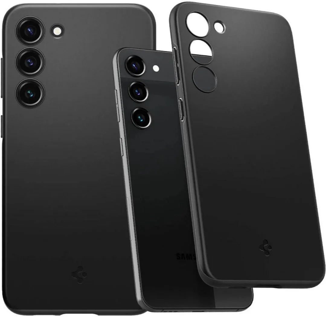 Spigen Thin Fit Hoesje ACS05707 - Samsung Galaxy S23 - Zwart - afbeelding 2 van 6