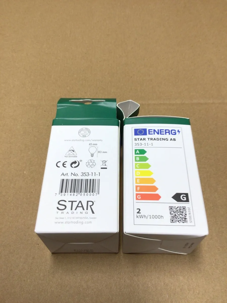 Star Trading Kogellamp E14 1.5W Super Warm Wit