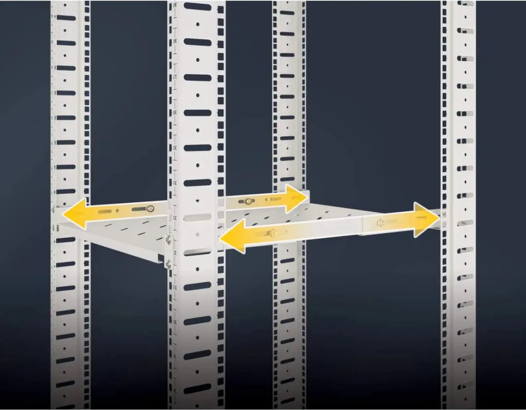 Intellinet 714112 19" Plank met Variabele Rails - Wit