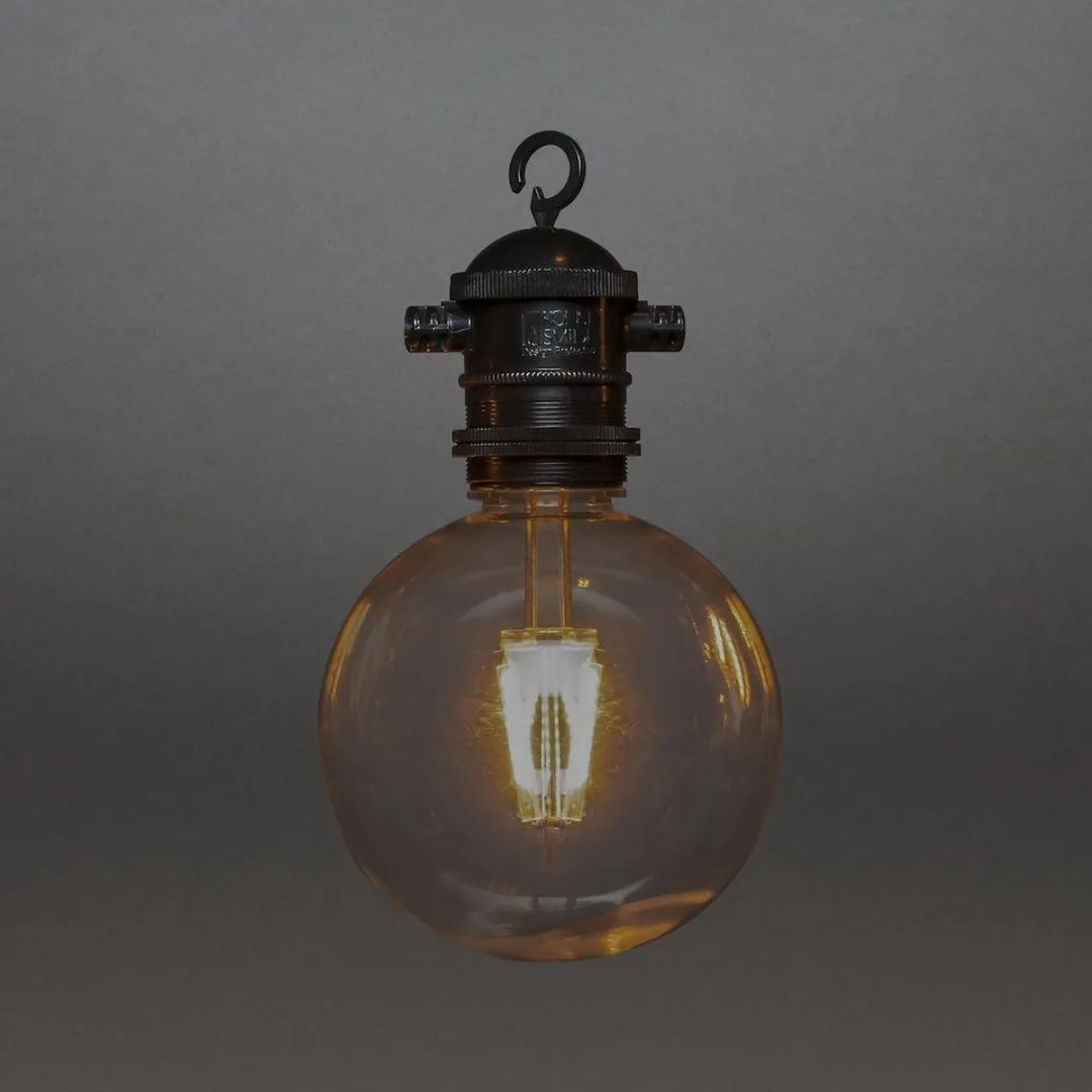 Konstsmide Sweden 2393-800 Snoerverlichting - 10 Lampen Extra Warm Wit - 450cm - 24V