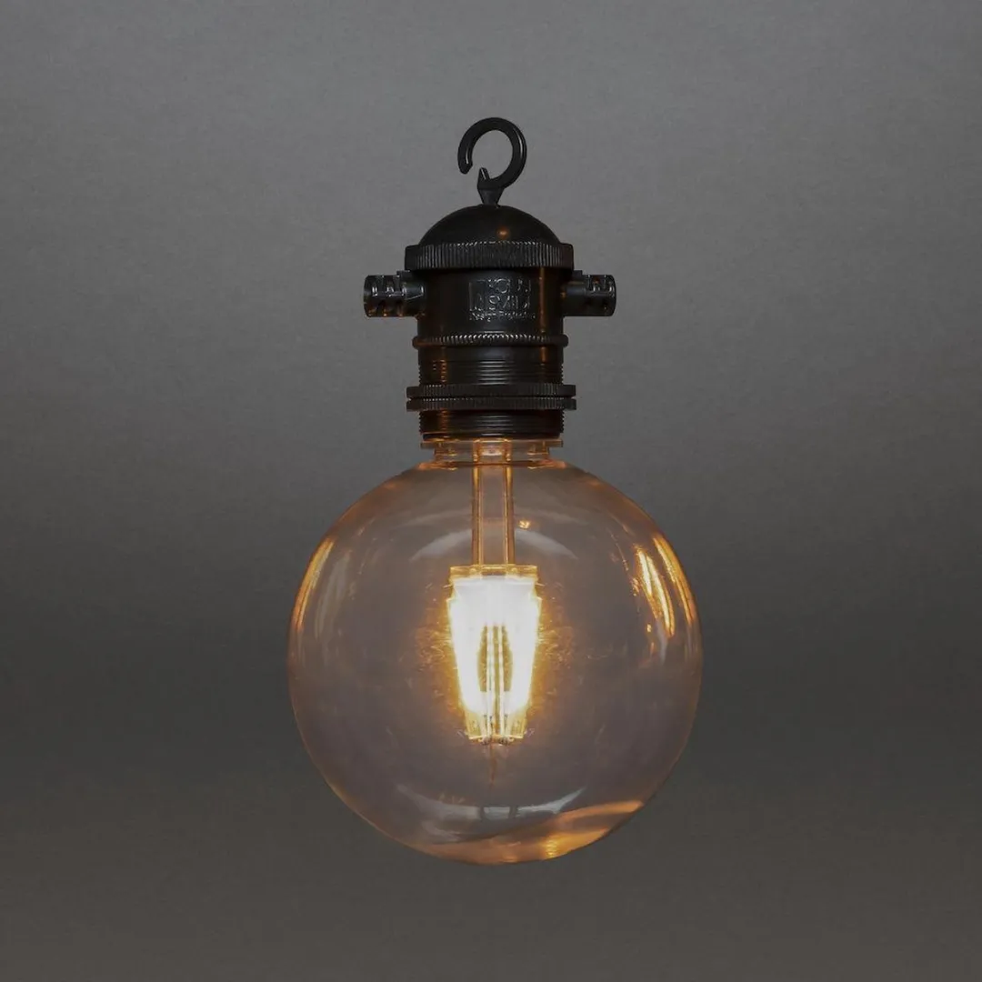 Konstsmide Sweden 2393-800 Snoerverlichting - 10 Lampen Extra Warm Wit - 450cm - 24V