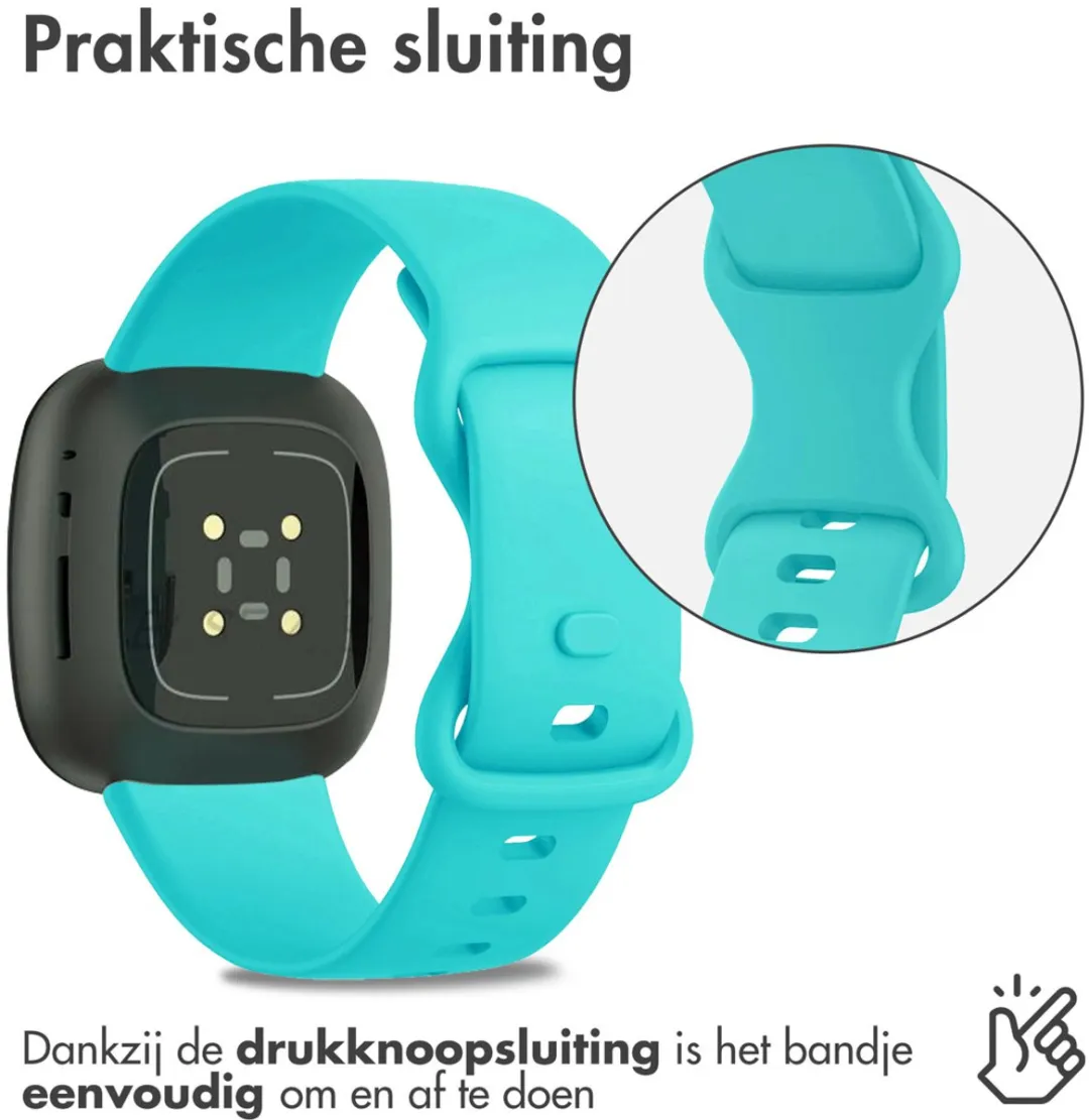 Imoshion Siliconen Bandje Fitbit Sense/Versa - Turquoise