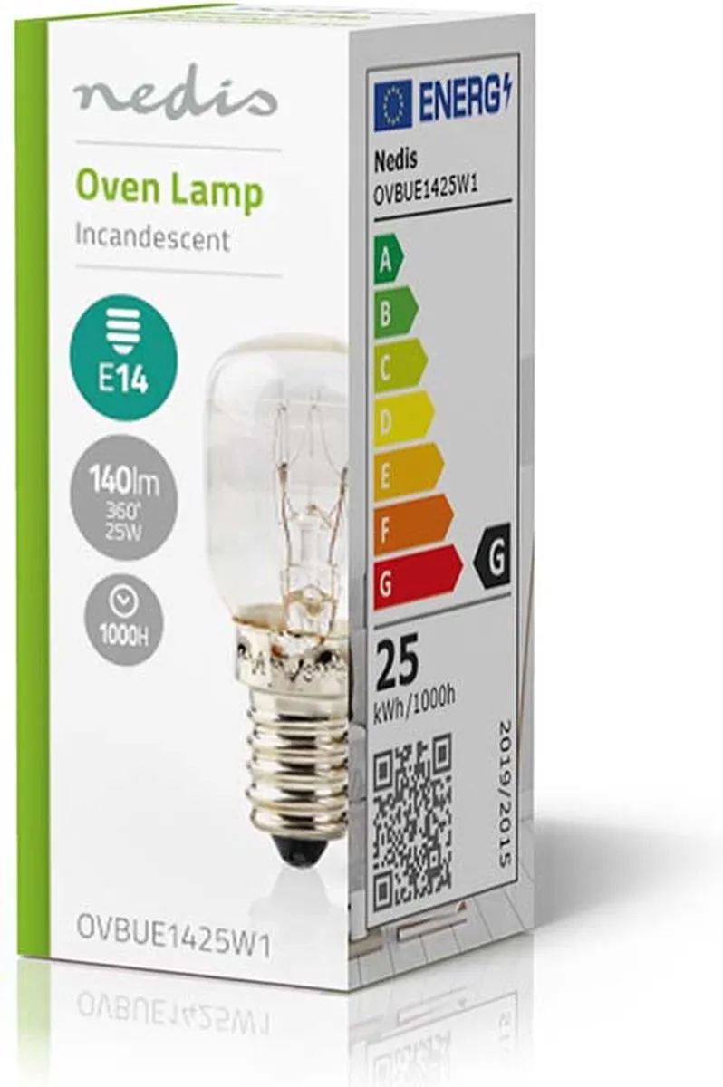 Nedis OVBUE1425W1 Gloeilamp 25W E14 - Transparant