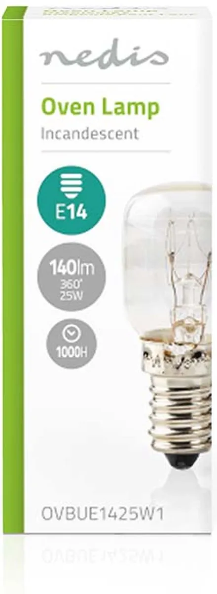 Nedis OVBUE1425W1 Gloeilamp 25W E14 - Transparant