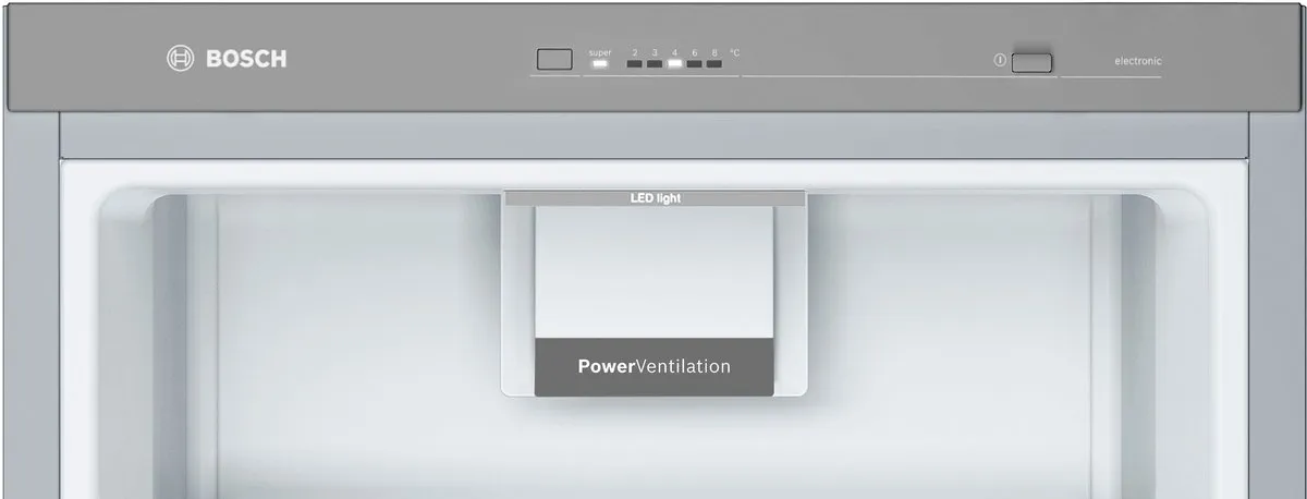 Bosch Serie 4 KSV36CIDP Vrijstaande Koelkast 348L - Zilver