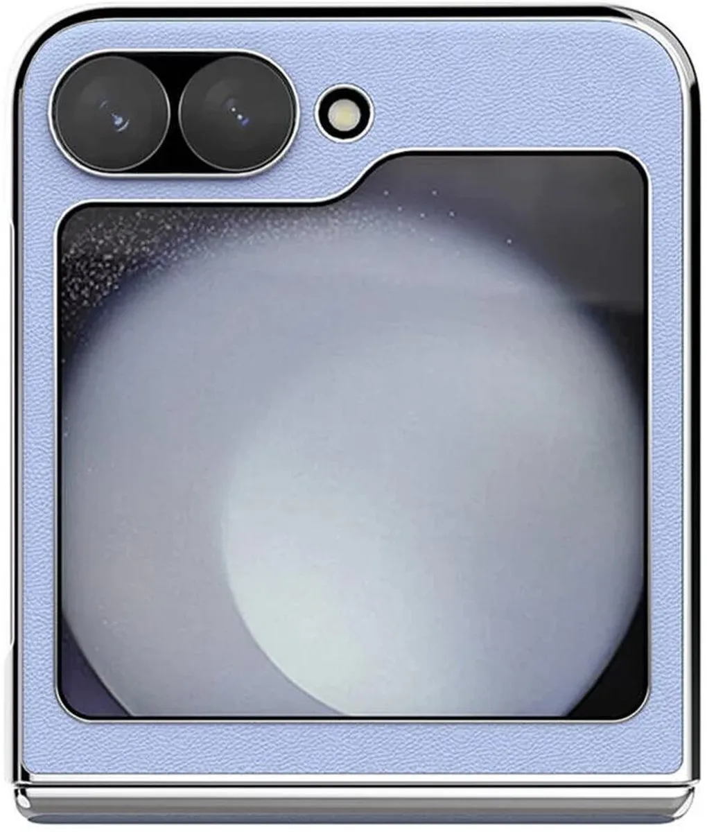 Nillkin CamShield Leather Hoesje Samsung Galaxy Z Flip 6/7 FE - Paars
