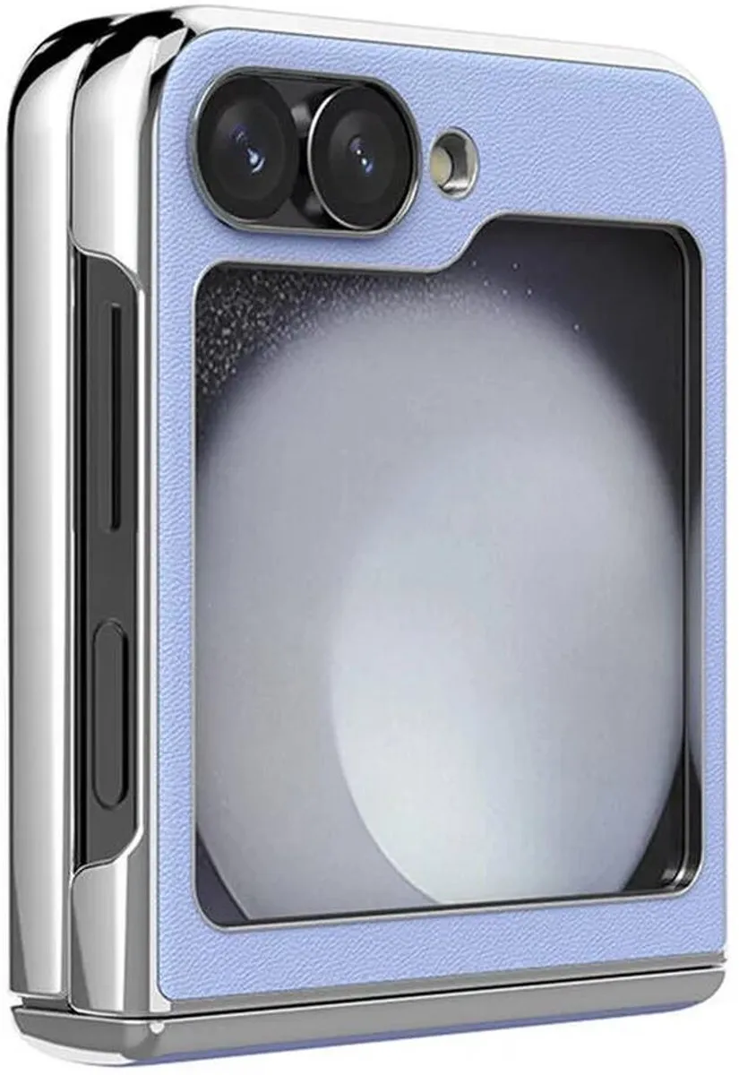 Nillkin CamShield Leather Hoesje Samsung Galaxy Z Flip 6/7 FE - Paars