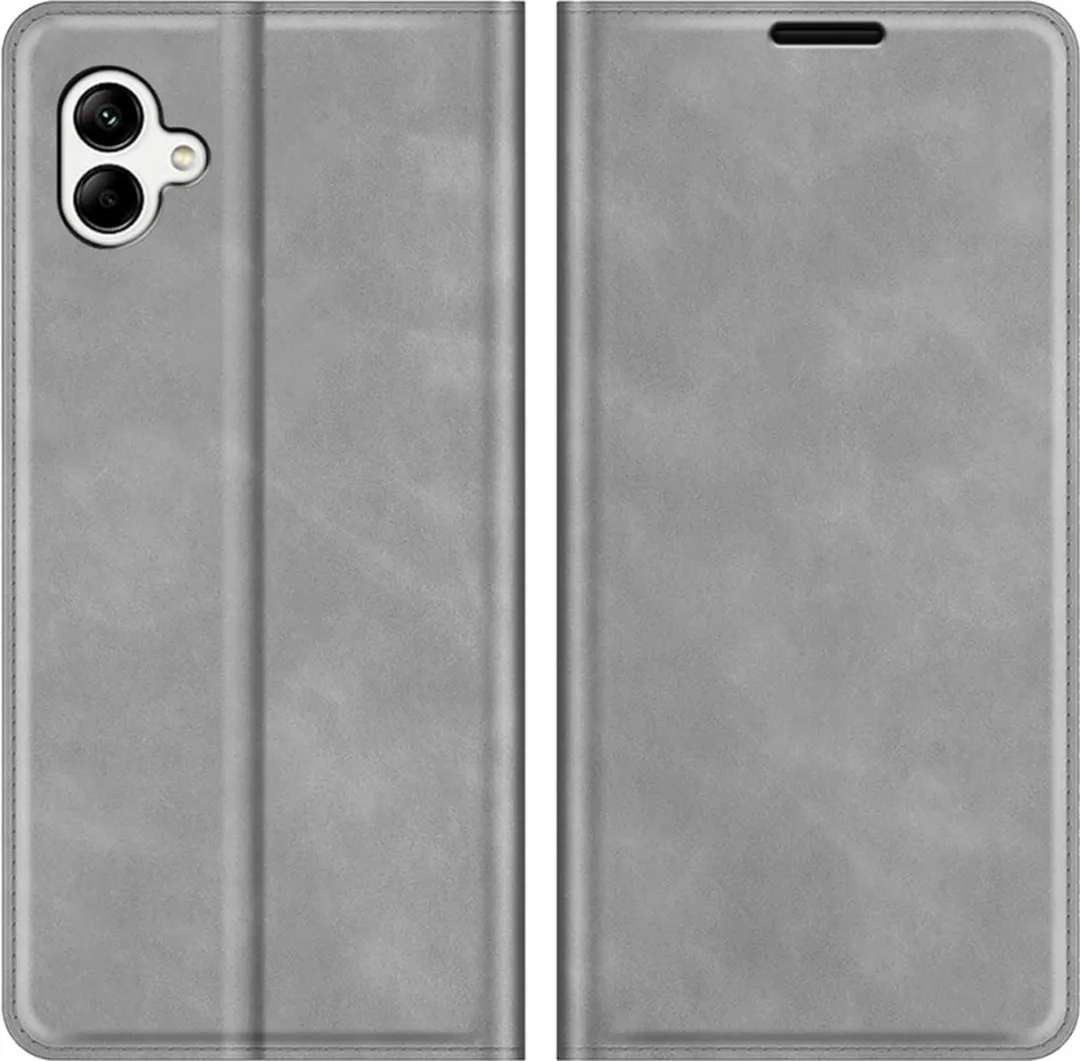 Just in Case Cazy Hoesje Samsung Galaxy A04 - 4 Pasjes - Grijs