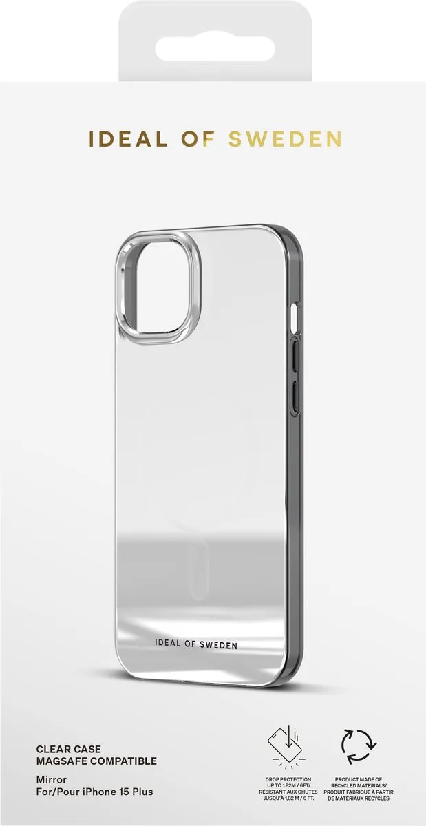 iDeal of Sweden Clear Case MagSafe iPhone 15 Plus - Mirror IDCLCMS-I2367-477 - afbeelding 2 van 5