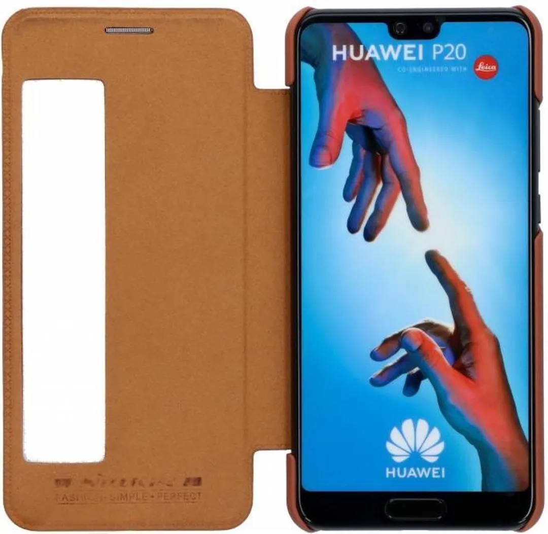 Nillkin Qin Leather Hoesje P2015595402 - Bruin