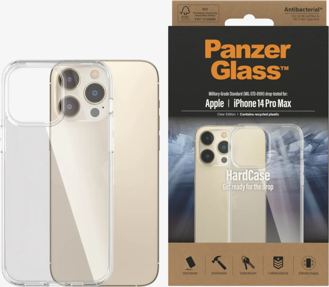 PanzerGlass PG-0404 iPhone 14 Pro Max Hoesje - Transparant