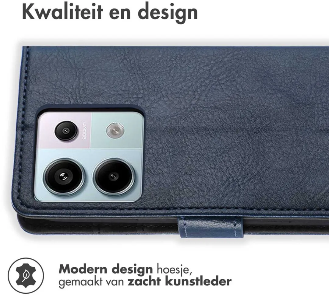 imoshion Hoesje Donkerblauw - voor Xiaomi Redmi Note 13 Pro 5G/Poco X6