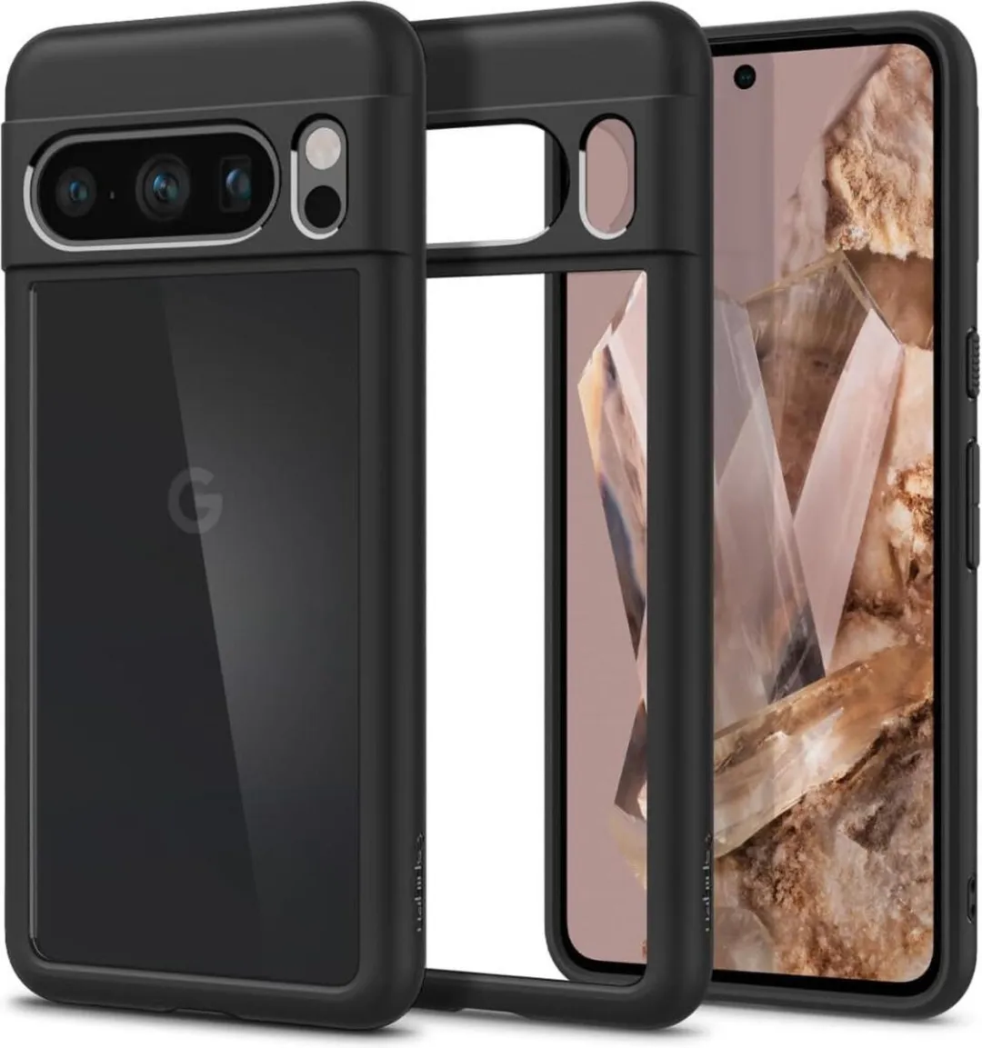 Spigen Ultra Hybrid ACS06317 Hoesje - Google Pixel 8 Pro - Zwart