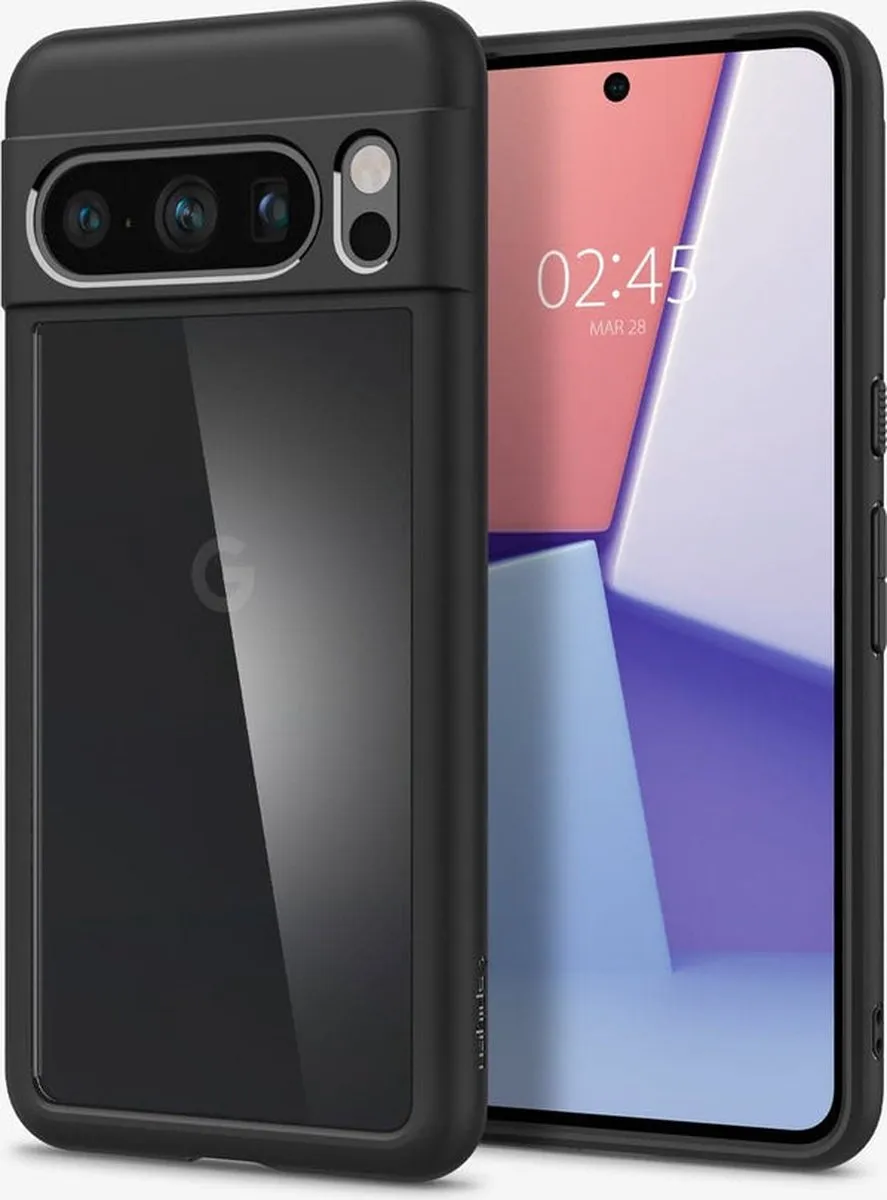 Spigen Ultra Hybrid ACS06317 Hoesje - Google Pixel 8 Pro - Zwart - afbeelding 6 van 6