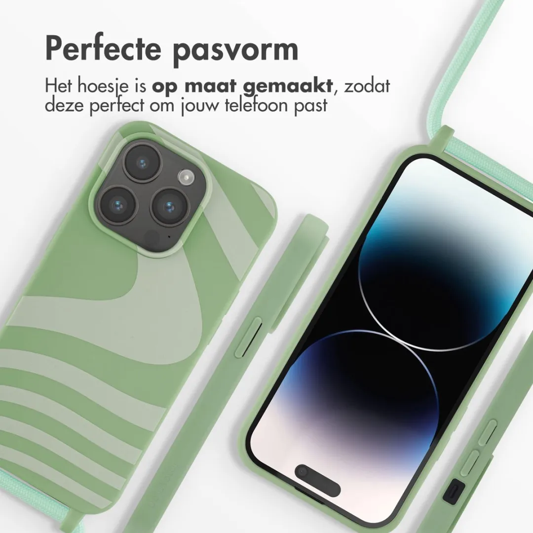 Imoshion Hoesje iPhone 14 Pro Siliconen Retro Green
