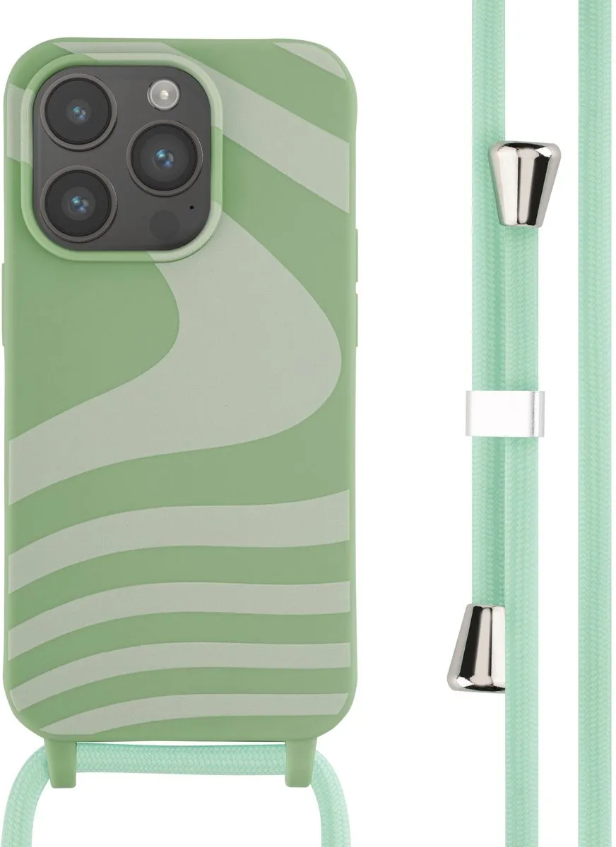 Imoshion Hoesje iPhone 14 Pro Siliconen Retro Green