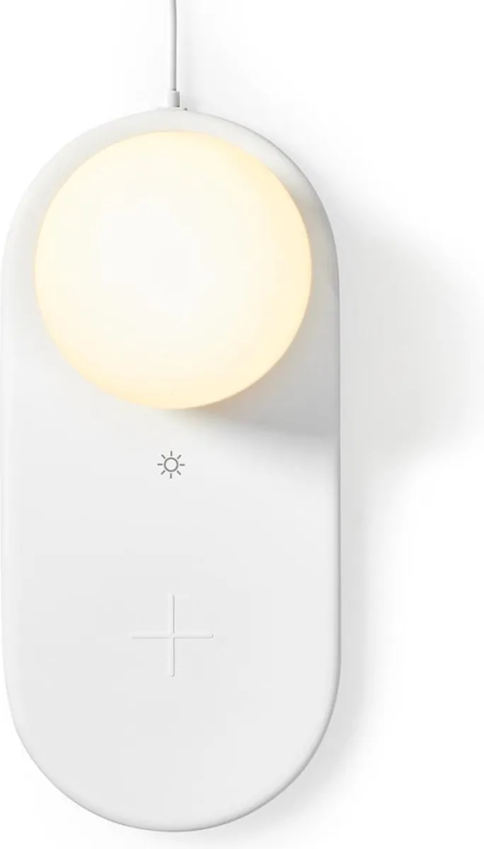 Nedis LTLQ10W1WT Nachtlamp - Touch & Qi - 10W Warm Wit - afbeelding 6 van 6