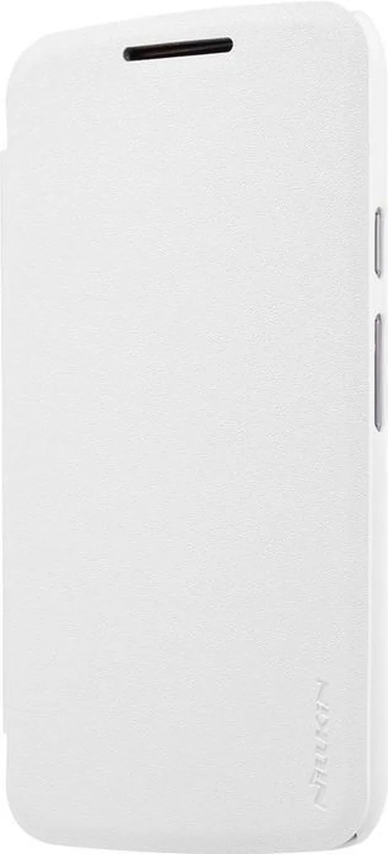 Nillkin New Sparkle Book Case Motorola Moto G4 Play - Wit - afbeelding 4 van 6