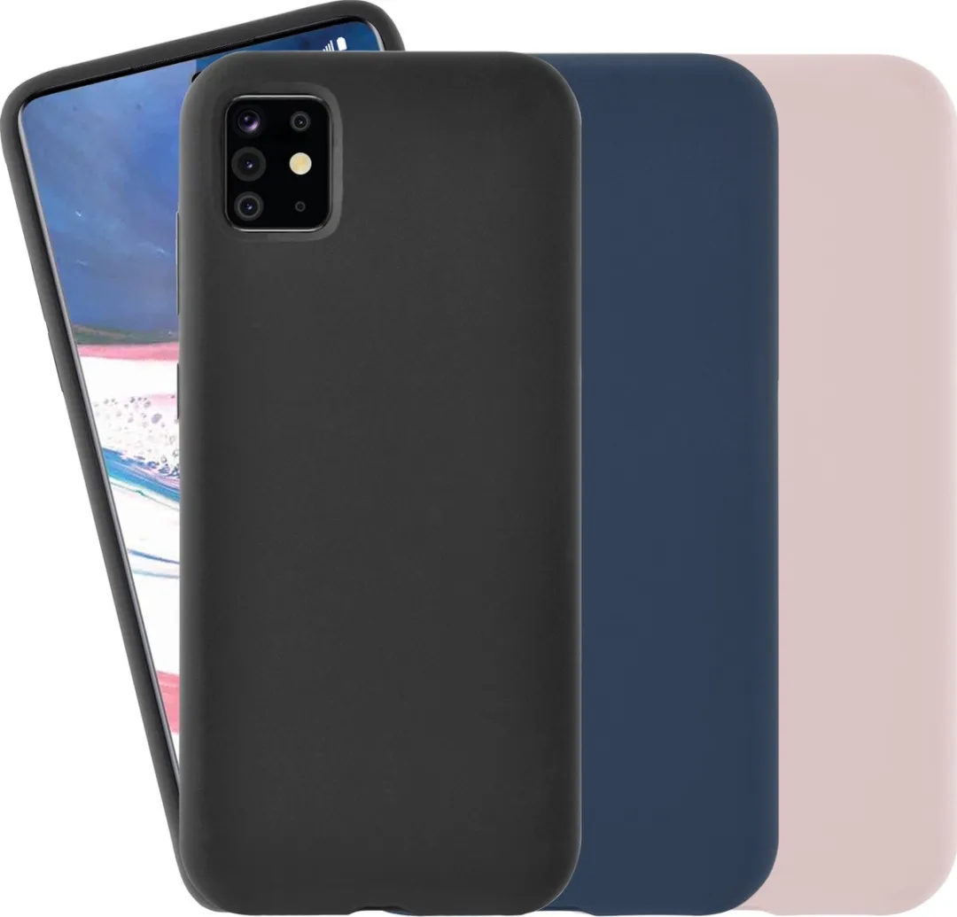 Azuri Samsung Galaxy Note 10 Lite Siliconen Hoesje - Zwart