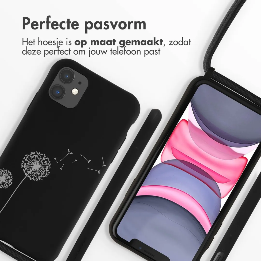 Imoshion Hoesje iPhone 11 Siliconen Dandelion Black