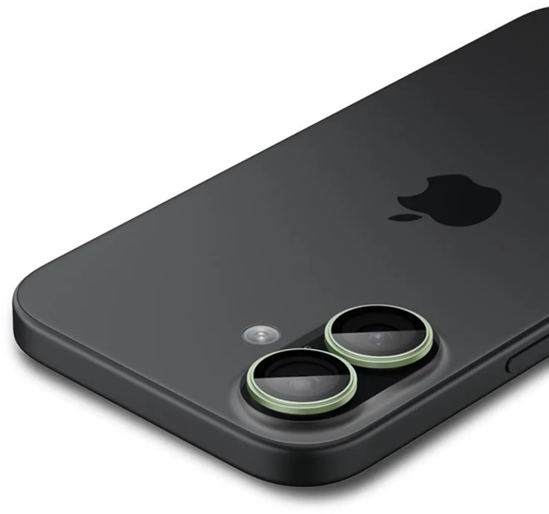 Spigen Optik Pro EZ Fit Lens Protector AGL10128 - Groen - 2 Stuks