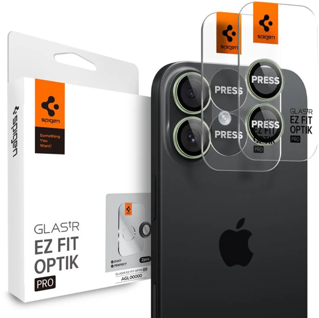 Spigen Optik Pro EZ Fit Lens Protector AGL10128 - Groen - 2 Stuks
