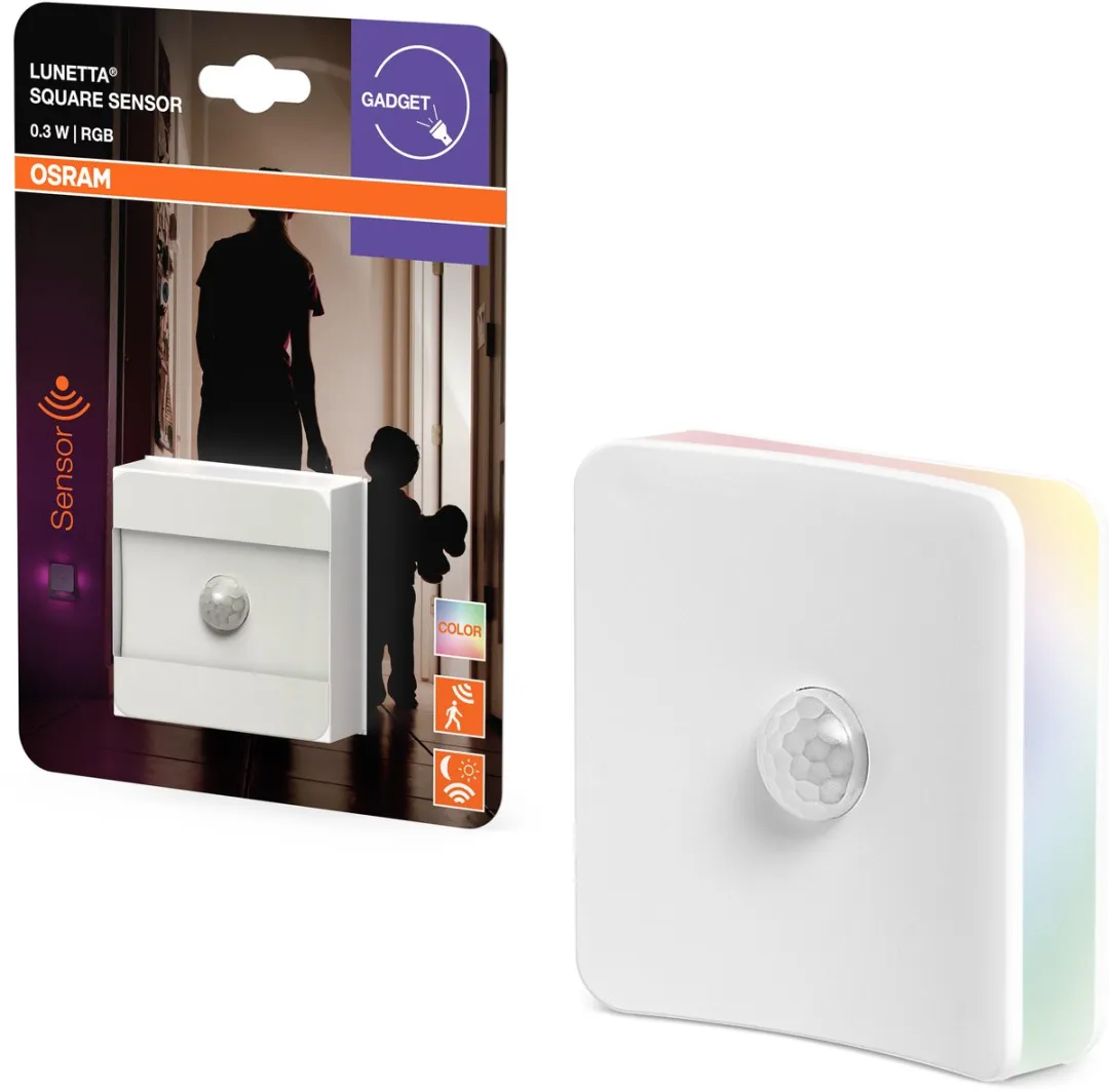 Osram Lunetta Square Sensor RGB Nachtlampje - Wit