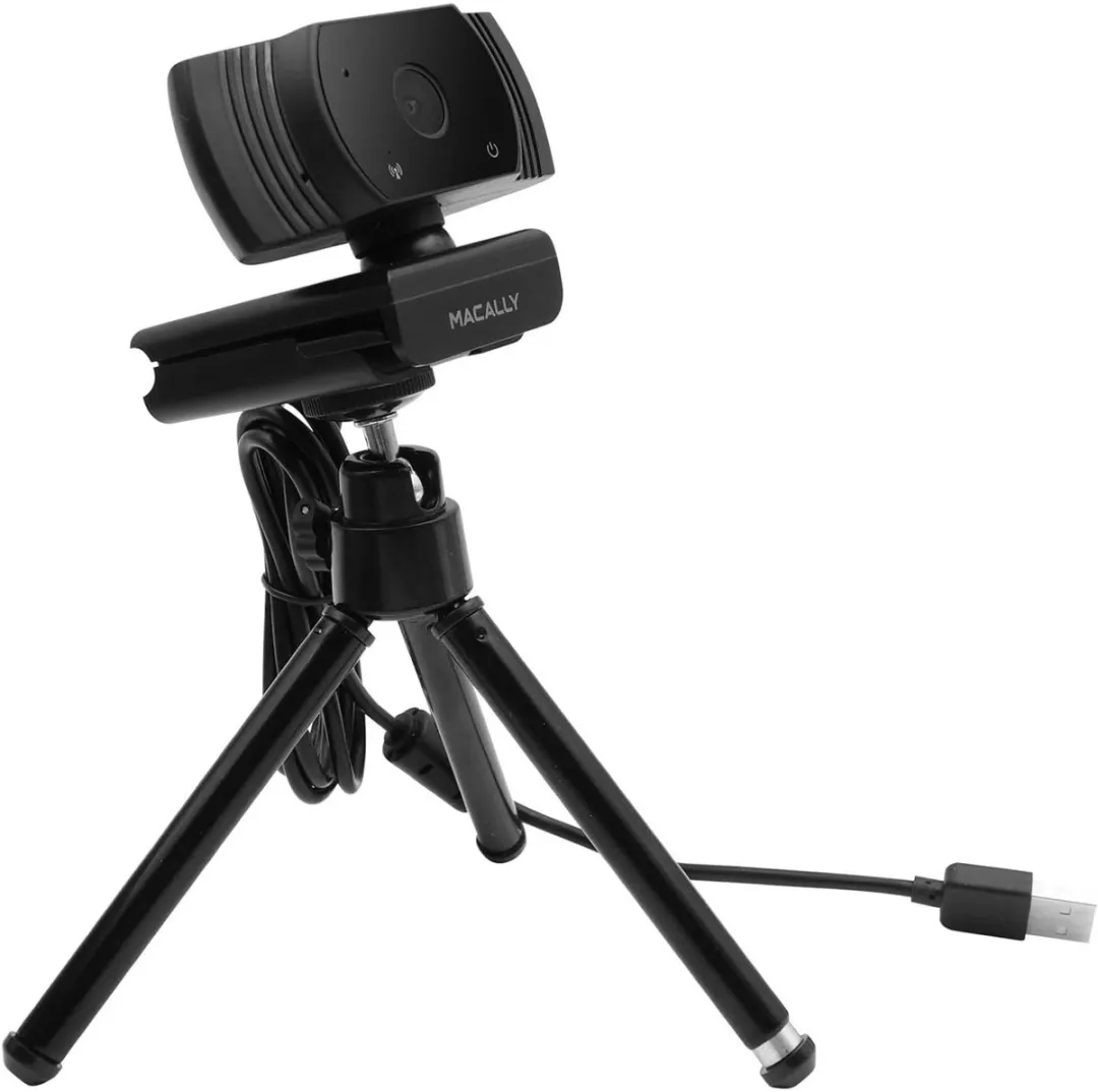 Macally MZOOMCAM Full HD Webcam - Zwart - afbeelding 6 van 6