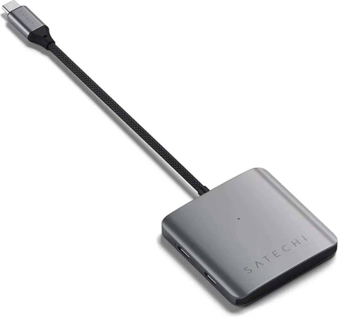 Satechi ST-H4CPDM USB-C Hub 4-Poorten - Grijs