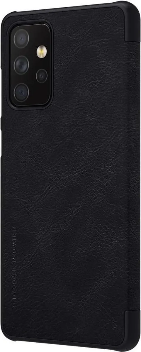 Nillkin Qin Book Case Hoesje - Samsung Galaxy A72 - Zwart