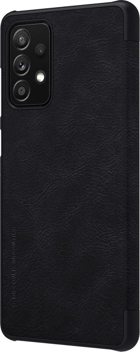 Nillkin Qin Book Case Hoesje - Samsung Galaxy A72 - Zwart