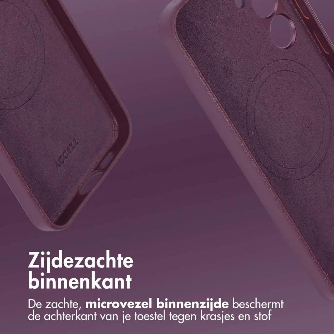 Accezz Hoesje Samsung Galaxy S24 Plus Heath Purple - met MagSafe Ring