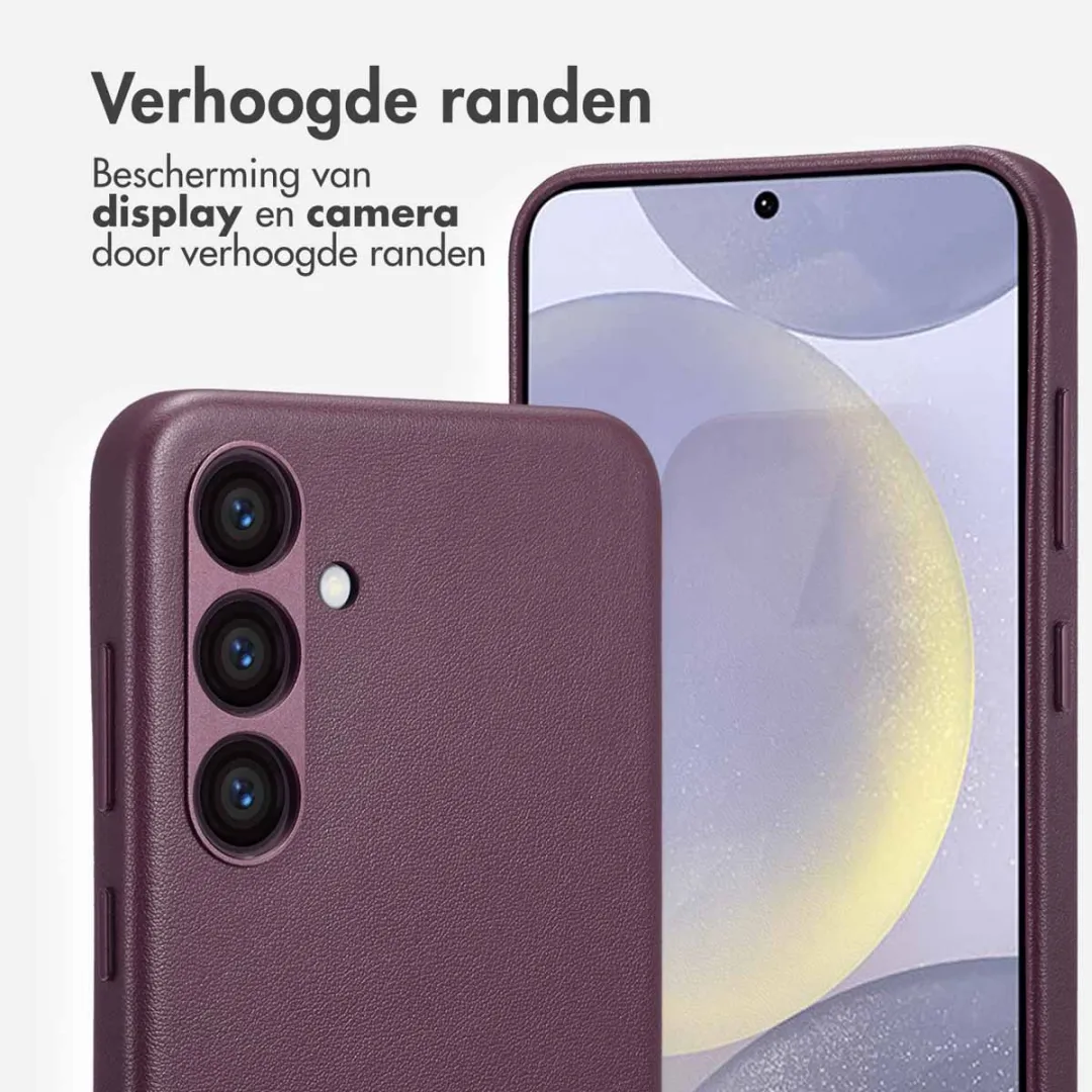 Accezz Hoesje Samsung Galaxy S24 Plus Heath Purple - met MagSafe Ring