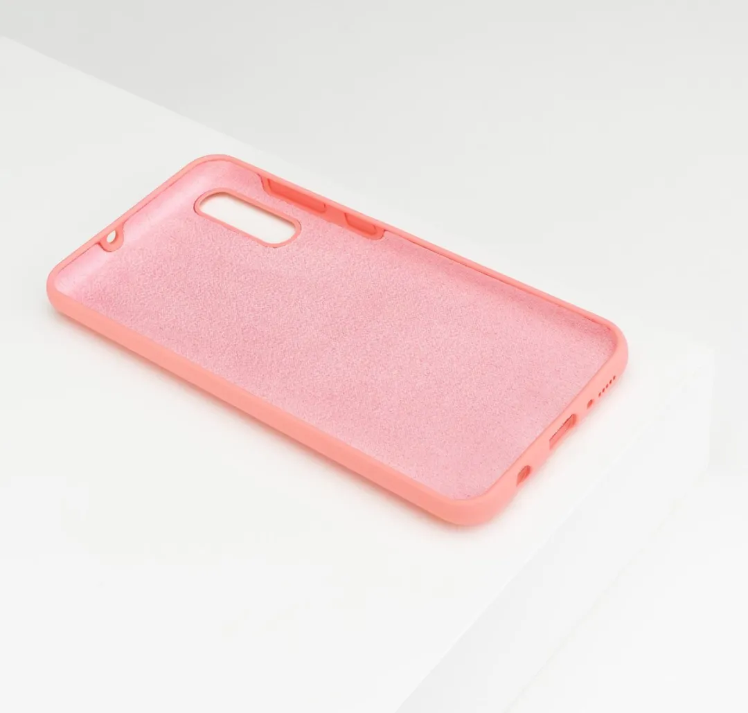 BMAX Siliconen Hoesje Samsung Galaxy A50 - Peach