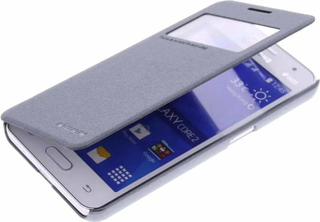 Nillkin Sparkle Booktype Hoes Samsung Galaxy Core 2 - Zwart - afbeelding 5 van 6
