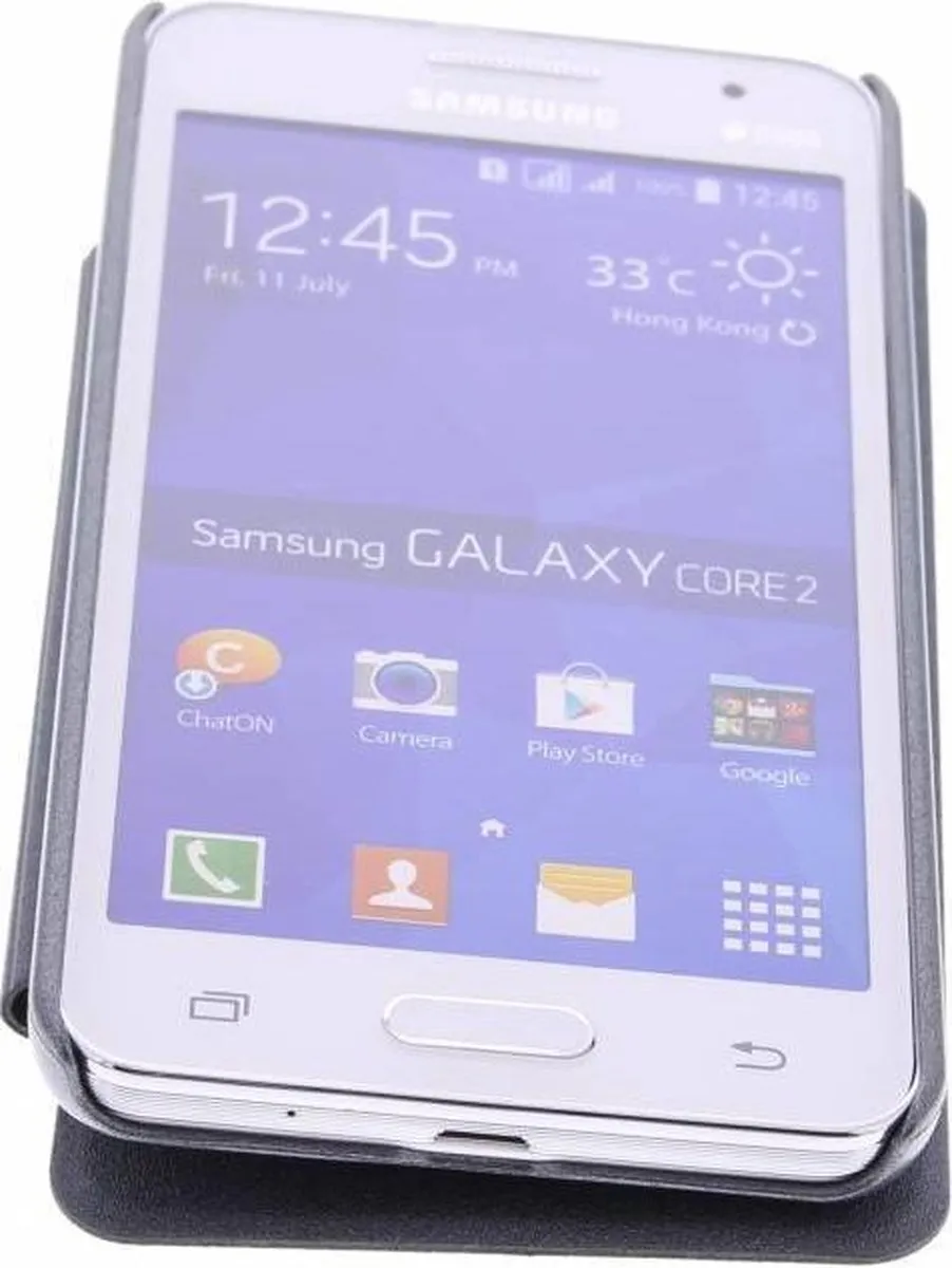 Nillkin Sparkle Booktype Hoes Samsung Galaxy Core 2 - Zwart - afbeelding 4 van 6