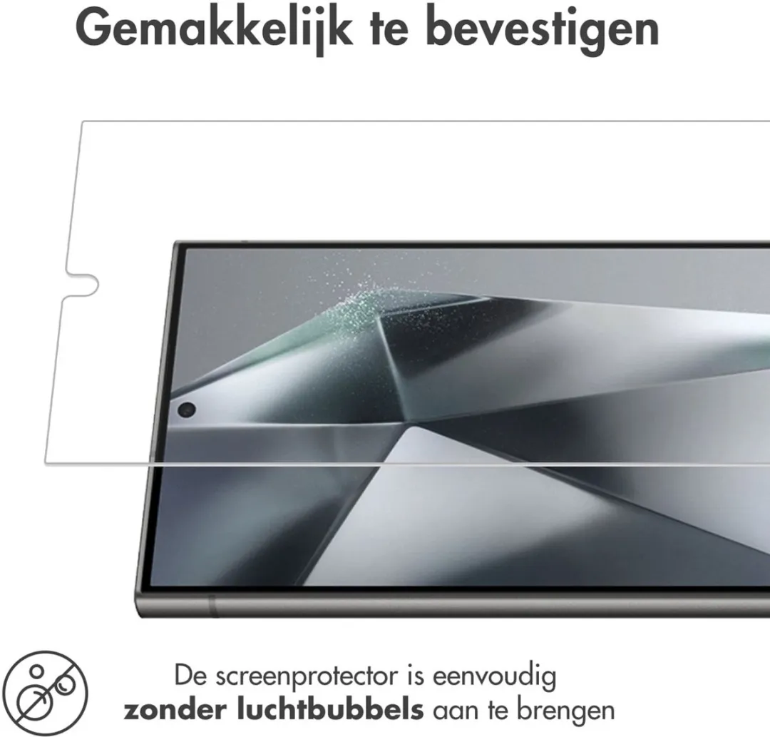 imoshiion Screenprotector Samsung Galaxy S24 Ultra - Gehard Glas