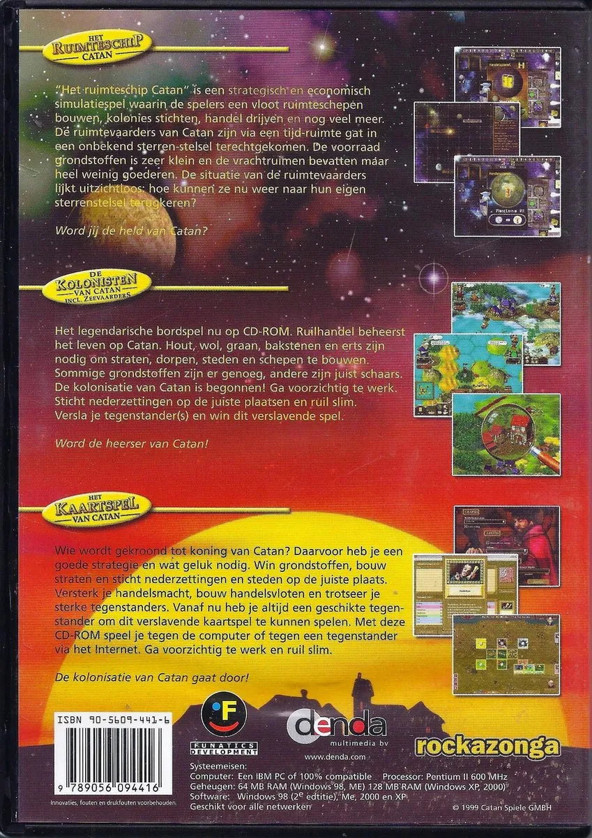 Denda Games Kolonisten Van Catan Deluxe Edition - 2 Spellen