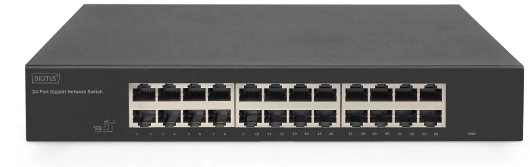 Digitus DN-80113-2 24-Poorts Gigabit Netwerk Switch - Zwart