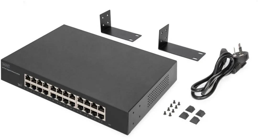 Digitus DN-80113-2 24-Poorts Gigabit Netwerk Switch - Zwart