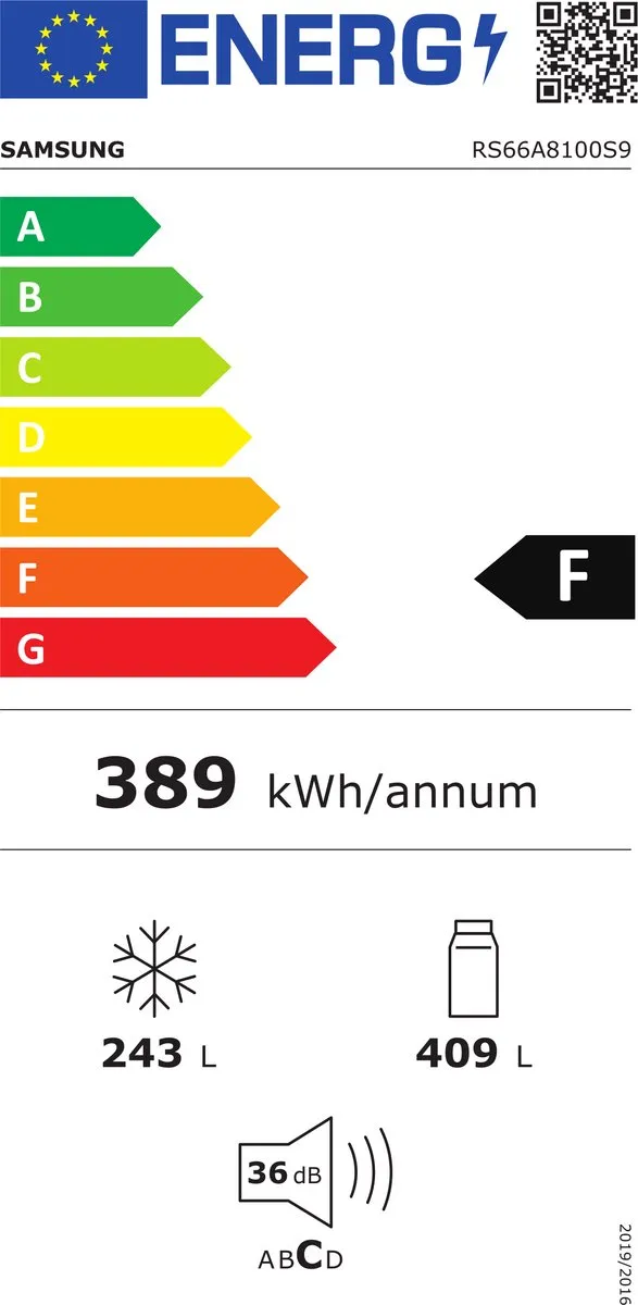 Samsung RS66A8100S9 Koelkast - 652L - 2 Vriesvakken