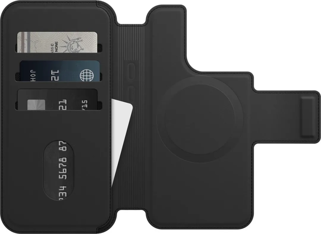 OtterBox Folio MagSafe Case iPhone 14 Pro - Zwart