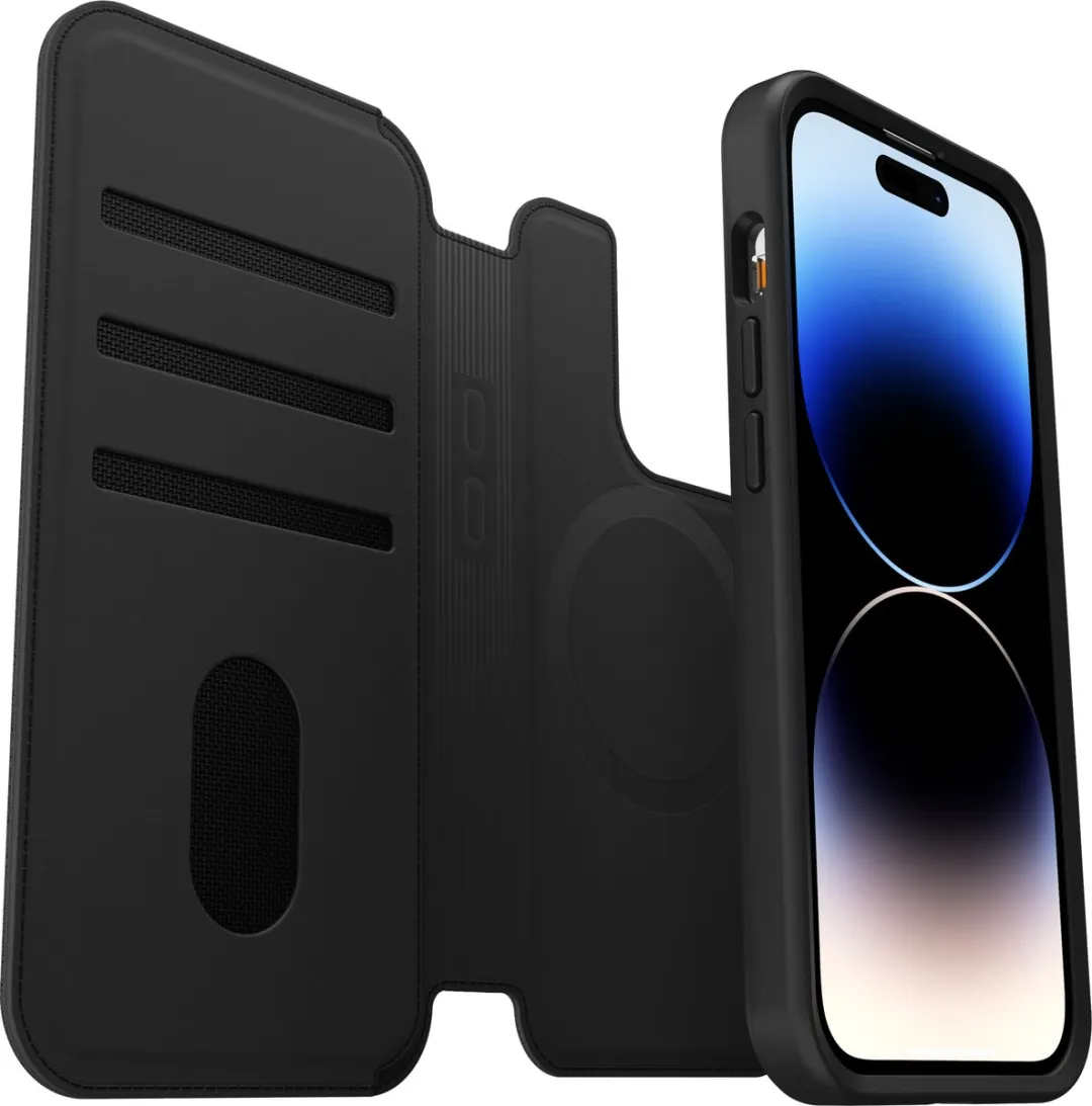 OtterBox Folio MagSafe Case iPhone 14 Pro - Zwart
