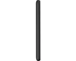 Azuri Liquid Silicon Cover Samsung Galaxy A03s - Zwart
