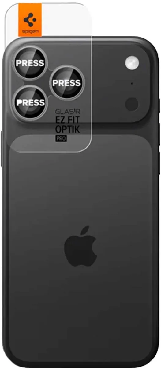 Spigen Optik Pro EZ Fit Lens Protector AGL10125 - 2 Stuks - Grijs