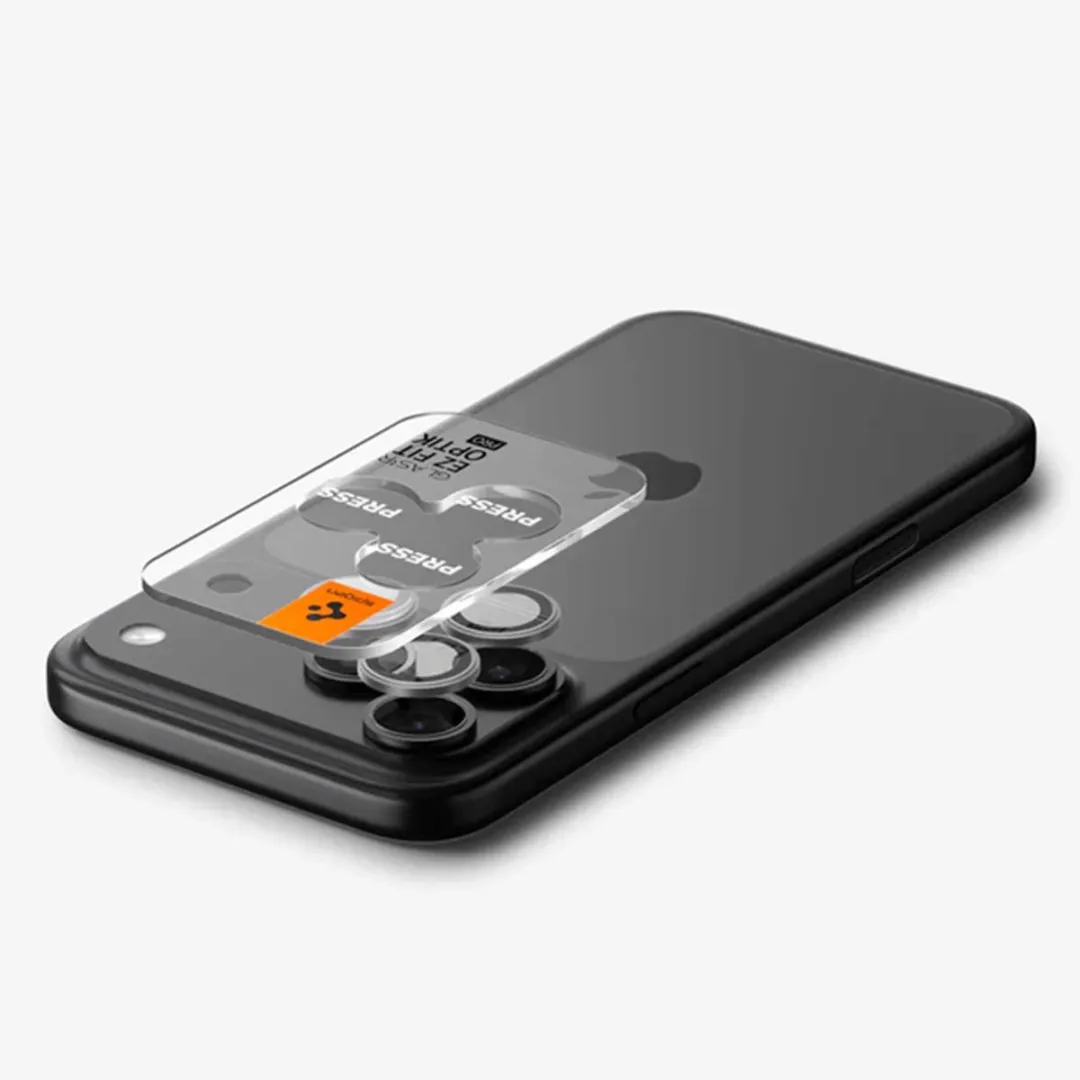 Spigen Optik Pro EZ Fit Lens Protector AGL10125 - 2 Stuks - Grijs