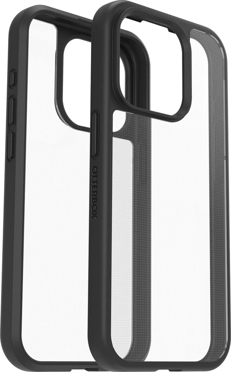 OtterBox React 77-92753 Hoesje - iPhone 15 Pro - Transparant Zwart