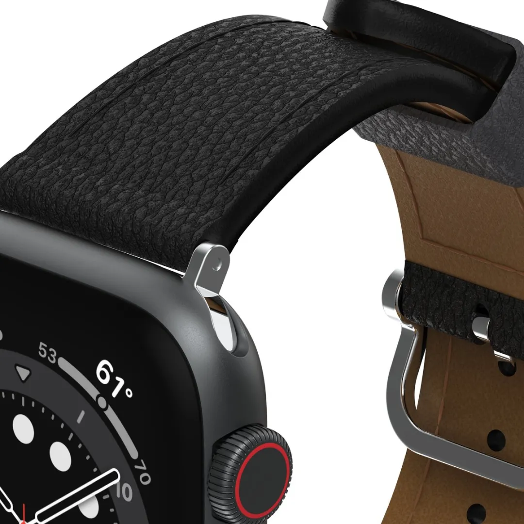 OtterBox Symmetry Cactus Leren Bandje Apple Watch - 42-49mm - Zwart